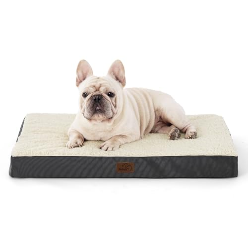 Bedsure Cama Perro Pequeño Ortopédica - Colchón Perro Lavable M,...