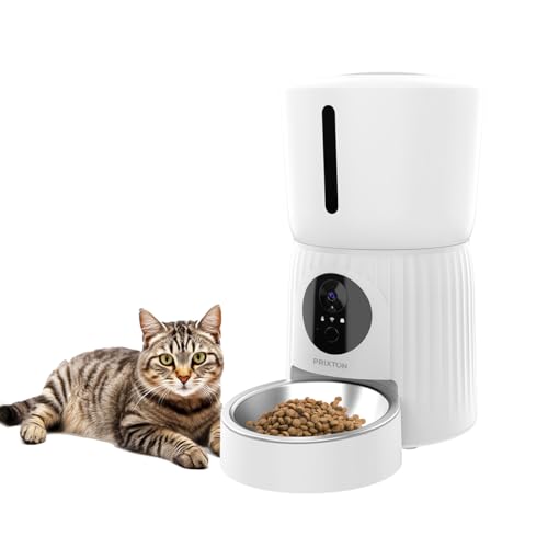 PRIXTON Comedero Inteligente para Mascotas Automatic Pet Feeder FF100 con WiFi,...