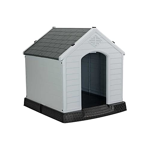 THINIA HOME Caseta para Perros Pequeños Dimensiones 66,5x73,6x71cm | Caseta de...