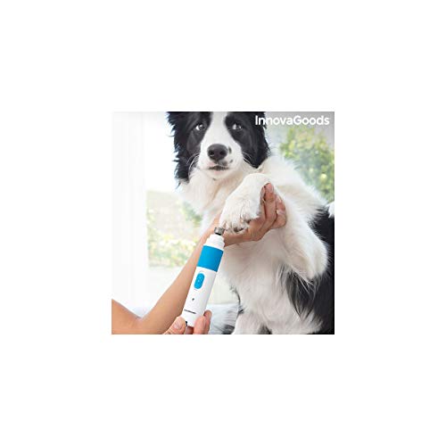 InnovaGoods Lima de Uñas Recargable para Mascotas Pawy,