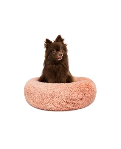 lionto Cama Tipo Donut para Perros y Gatos, Cama Redonda mullida para Mascotas...