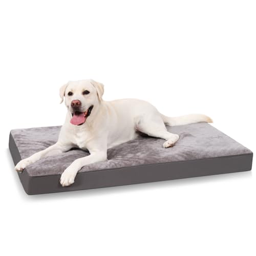 KSIIA Camas Perro Ortopédica Pequeño, 60x45cm, Cama para Perros S, Colchon...