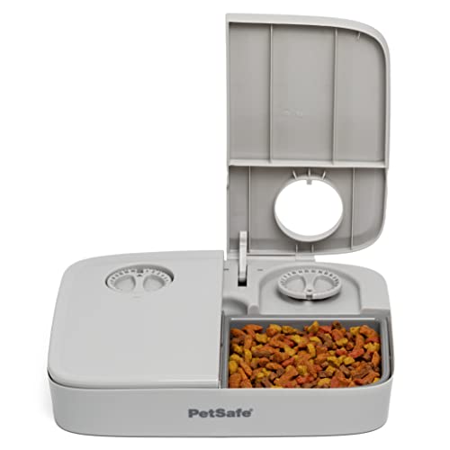 PetSafe Alimentador automático para 2 comidas, temporizadores integrados,...