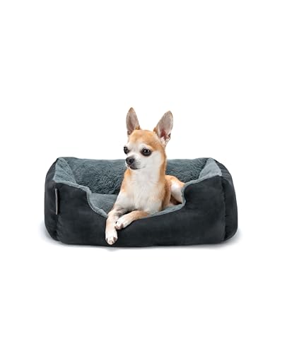 lionto Cama perros cojín perros cesta perros con cojín tamaño (S) 50x37 cm...