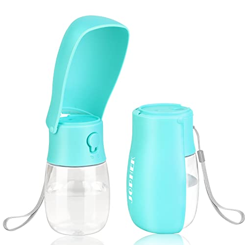 JOPHEK 300ML Botella de Agua para Mascotas, 180°Plegable Botellas de Agua para...