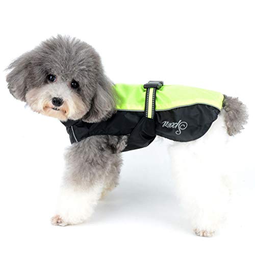 Zunea Chubasqueros para Perros Pequeños Impermeable Reflectante Chaleco Ligero...