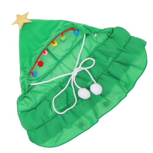 SHOWERORO Disfraz de Navidad para Mascotas Pequeñas de Duende para Perros y...