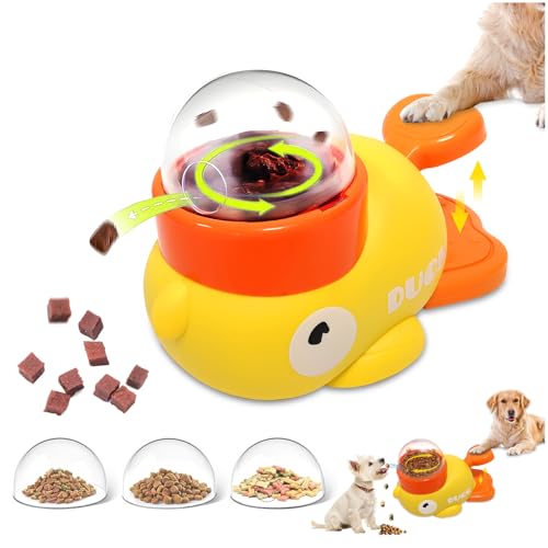 Dog Treat Dispenser Toy Interactive,Alimentador Lento para Perros con Forma de...