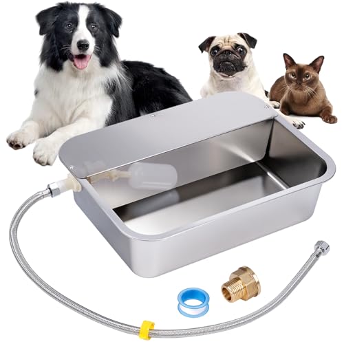 Dispensador Automático de Agua para Perros de 11L con Válvula Flotante,...