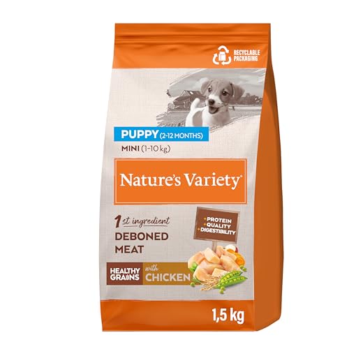 Nature's Variety Healthy Grains - Pienso para Perros Mini Junior con Pollo...