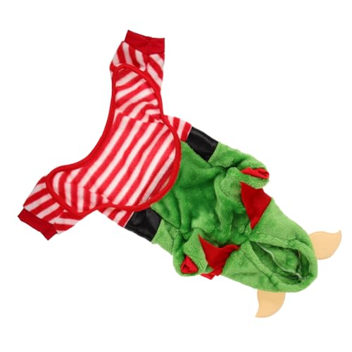 Toyvian Disfraz Navideño para Mascotas Diseño De Duende, Material Suave y...