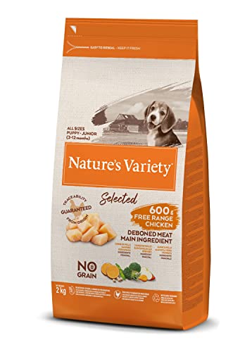 Nature's Variety Selected, Pienso para Perros Junior de todos los tamaños, Sin...