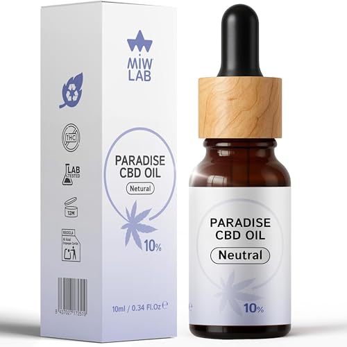 Paradise Aceite 10% CBD Relajante Natural para Gatos y Perros Hecho en España...
