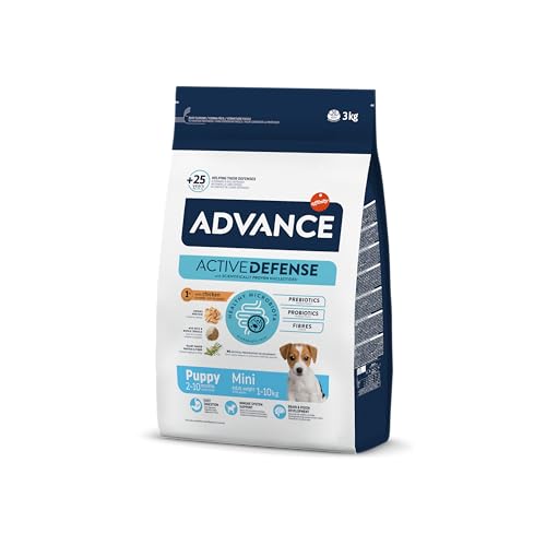 Advance Mini Puppy, Pienso para Perros Puppy de Razas Pequeñas con Pollo, 3kg