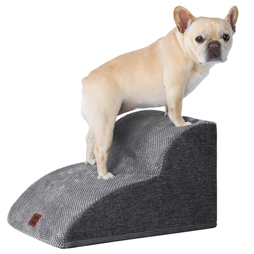 EHEYCIGA Escalera para Perros Pequeños 2 Peldaños, Rampa para Perros de Espuma...
