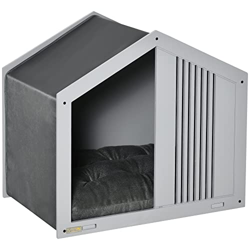 PawHut Caseta de Madera para Perros Pequeños Caseta para Mascotas Interior con...