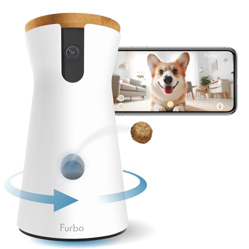 Cámara para perros Furbo 360° [CÁMARA BÁSICA]: app, vista giratoria de...