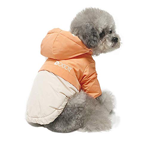 Dociote Abrigo para Perros pequeños, Perro Ropa para Invierno con Capucha Forro...
