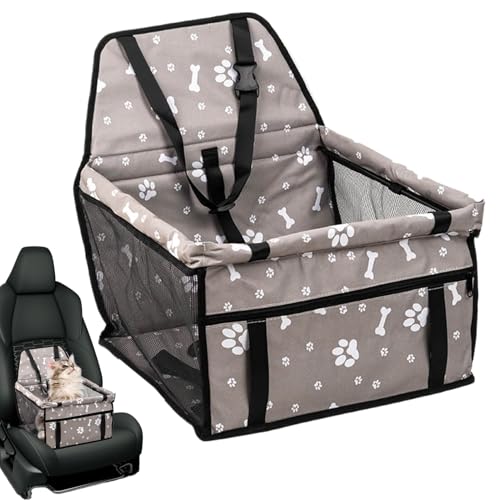 Ylnailky Asiento De Coche para Perros Pequeños - Asiento De Coche Y Cama De...