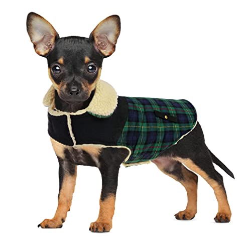 CITÉTOILE Abrigo para Perro, Chaleco de Invierno con Forro Polar Grueso, Ropa...