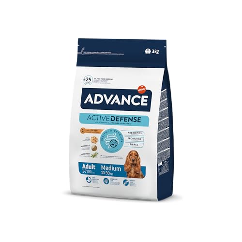 Advance Medium Adult Chicken, Pienso para Perros Adultos de Razas Medianas con...