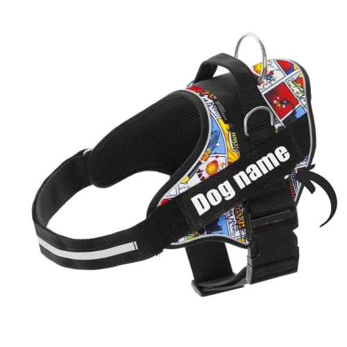 SUPER DOGGY Arnes Personalizado para Perros - Tamaño Pequeño, Mediano y Grande...