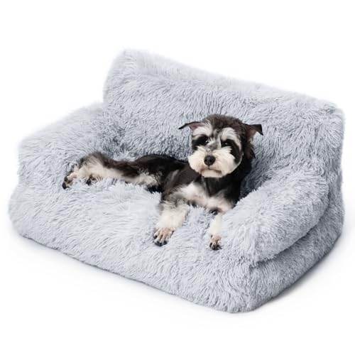 MEWOOFUN Cama Elegante para Gatos - Cama de Felpa Lavable para Gatos y Perros,...