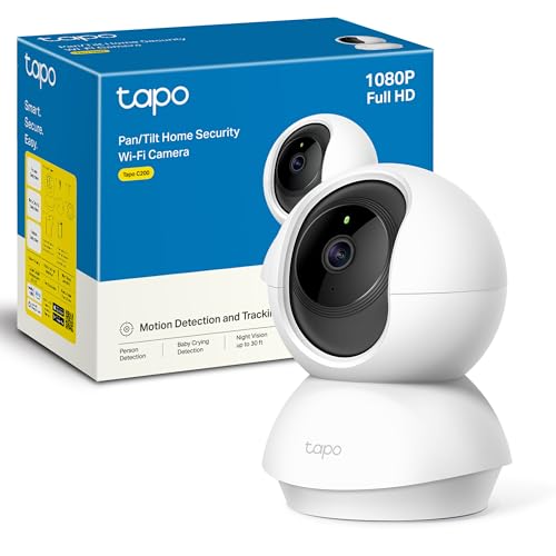 TP-Link TAPO C200 - Cámara IP WiFi 360° Cámara de Vigilancia FHD...