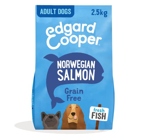 Edgard & Cooper Pienso para Perros, Adultos, (Salmón, 2.5kg), Alimento seco...