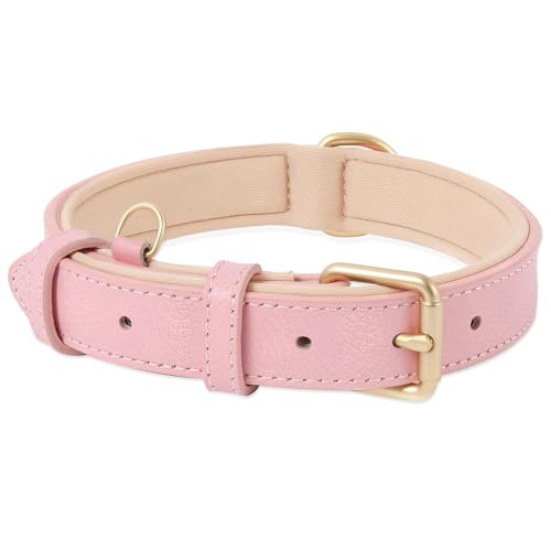 HEELE Collar de Perro Cómodo y Duradero, Ajustable con Acolchado Suave, de...