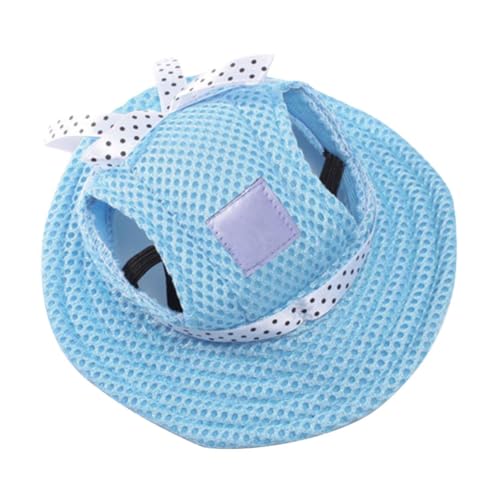 YSJCHEBS Sombrero De Sol Para Perro Azul, Sombrilla Para Perro, Juguete Para...