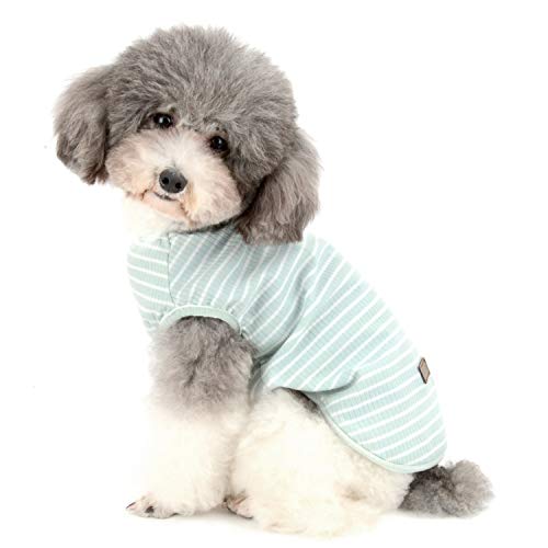 Zunea Camisa para Perros Pequeños Gatos Camisas de Rayas para Mascotas Chaleco...