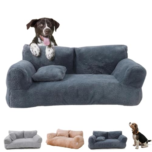 BEAUTYLAST Revuera - Cama calmante para perros y gatos, cama de dormir de felpa...
