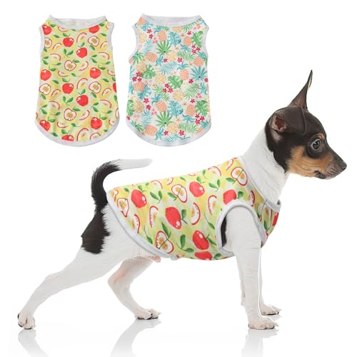2 Piezas Camisetas para Perros,Camisa para Perro Camisetas Transpirable...