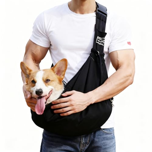ZQEJEFD Bandolera para Perro, Bolso de Hombro para Mascotas, Bolsa de Viaje para...