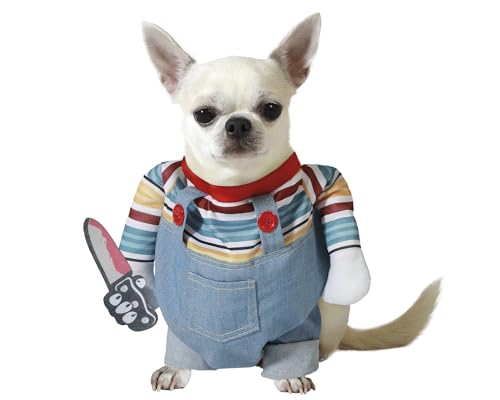 ATOSA Disfraz para Mascota muñeco Halloween Multicolor con Mono