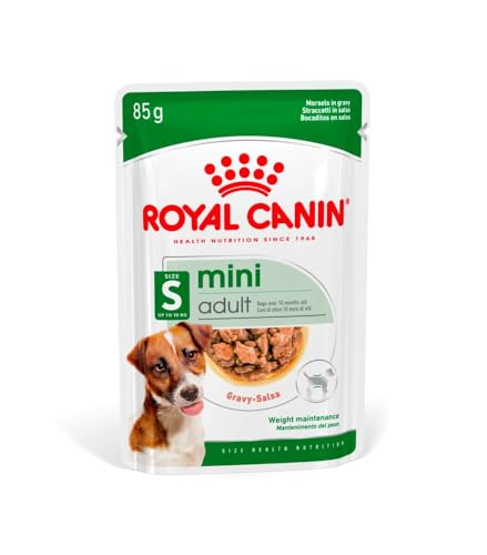 Royal Canin Mini Adult | 12 x 85 g | Alimento húmedo para perros pequeños...
