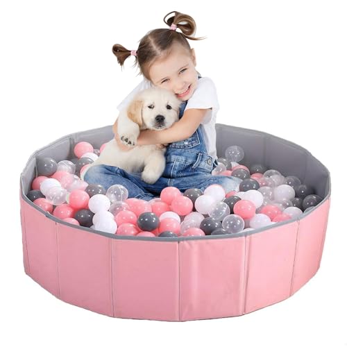 KBIBCK Piscina de pelotas plegable para bebés, 80 cm, niños, guardería,...