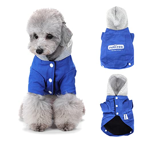 Nobleza - Sudadera con Capucha Cálida para Perros Pequeños y Gatos - Abrigo de...