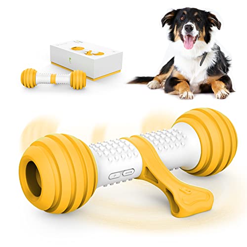 PETGEEK Juguete Interactivo de Hueso de Perro, Juguete automático de...