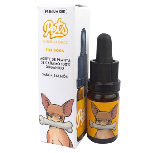 Gorilla Grillz® Aceite CBD Perros 100% Orgánico para Perros | CBD Oil 3% (300...