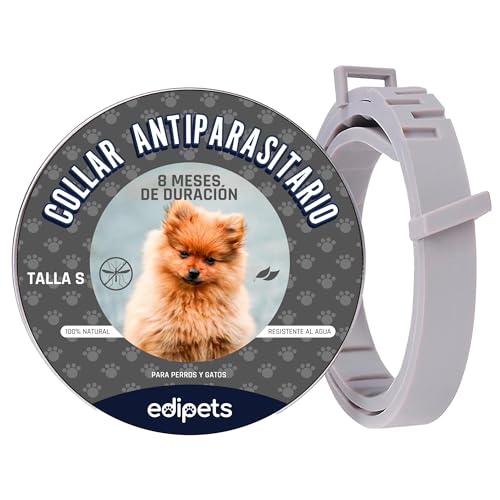 Edipets, Collar Antiparasitario Perros y Gatos, Eficaz contra Pulgas,...