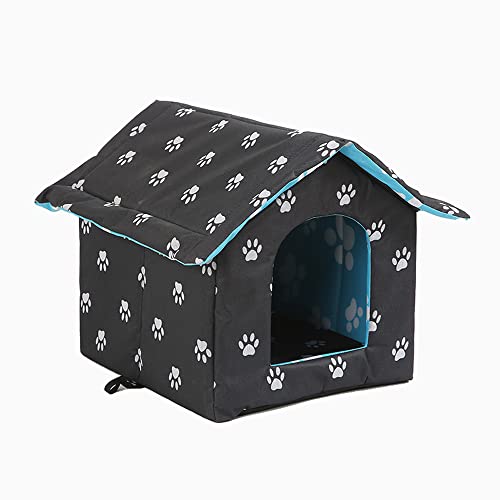 Vinnykud Casa para Perro Al Aire Libre Caseta para Gato/Perros Exterior Refugio...