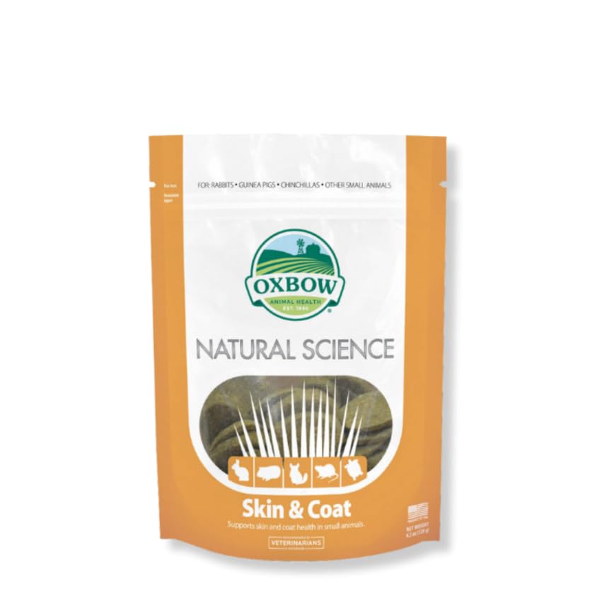 Oxbow Natural Science Suplemento para la Piel y el Pelo - Apoyo Nutricional para...