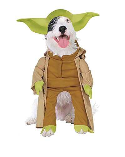 Rubies - Disfraz de Yoda Deluxe para mascota, Talla M perro ( 887893-M)