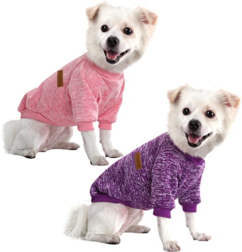 HuaLiSiJi Suéter para perros pequeños Chihuahua Ropa Cachorro Perros Sudadera...