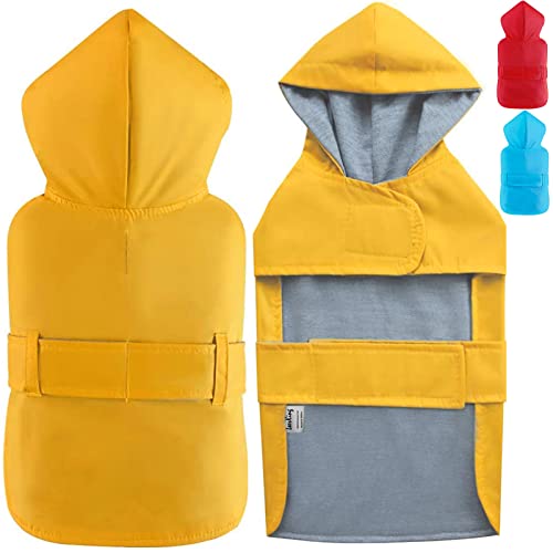 LeerKing Chubasquero Perros con Forro Suave Impermeable 10 Tallas para Todas Las...