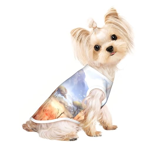 Camiseta transpirable sin mangas con estampado de jirafa de sabana africana para...