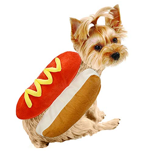 QinMM Disfraz de Perro Perrito Caliente Perro Mascota Ropa Caliente Abrigo...