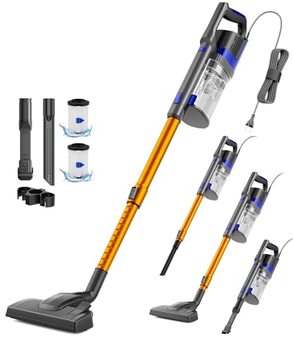 VACTechPro 60KPa/680W/7M Aspiradora, Aspiradora con Cable con 800ML Cubo de...